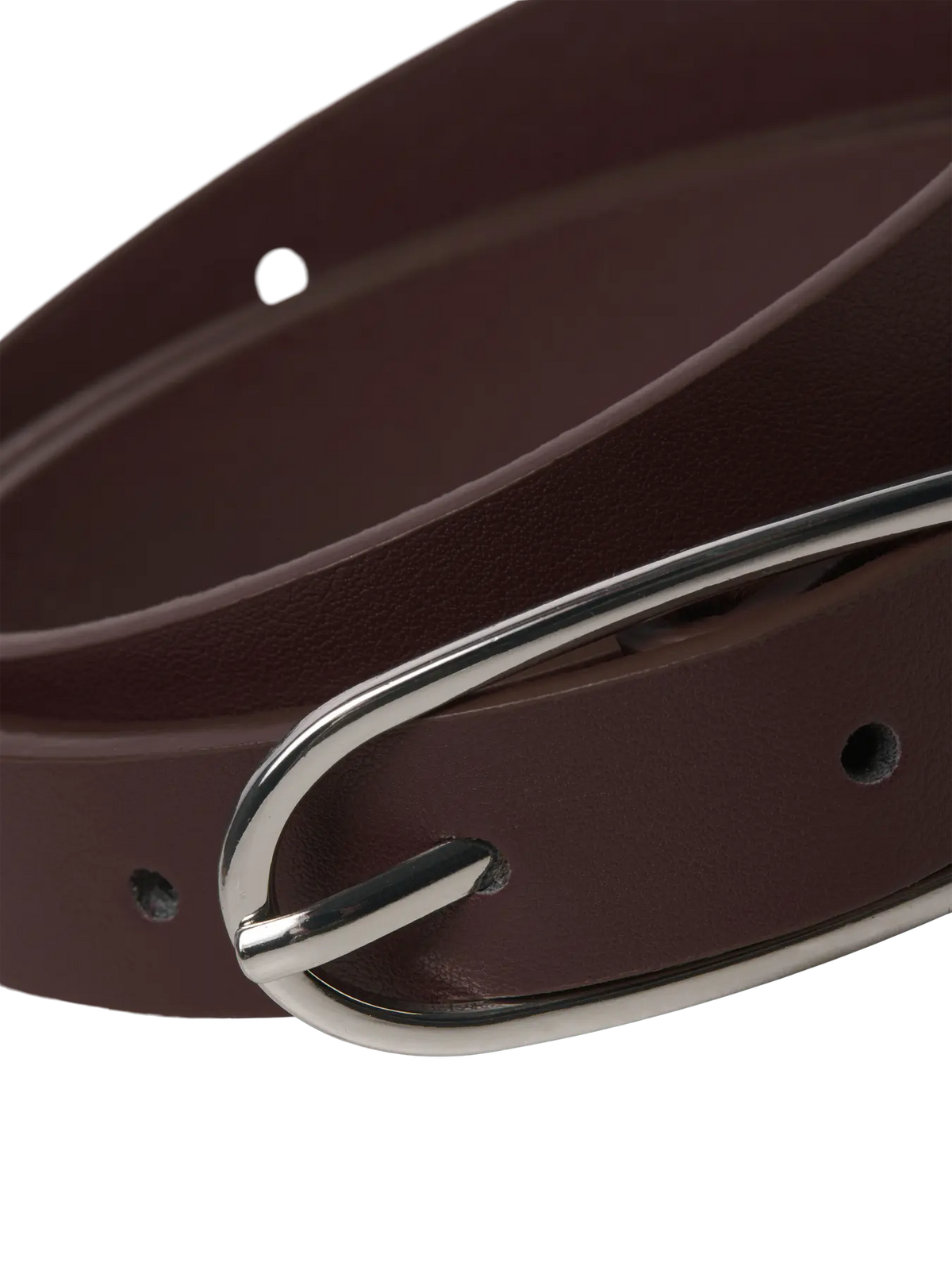 JXJESSICA LEATHER BELT ACC NOOS - BROWN