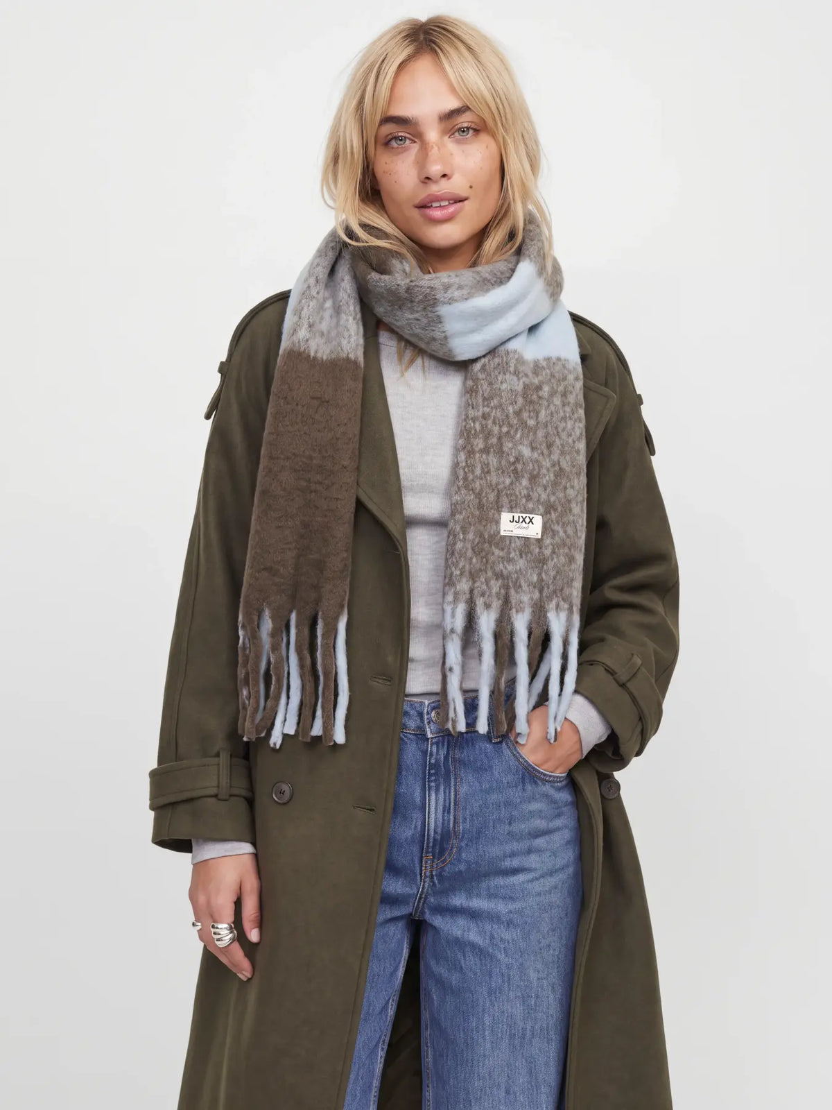 JXLESLIE SCARF ACC SN - BRACKEN W. SKYWAY