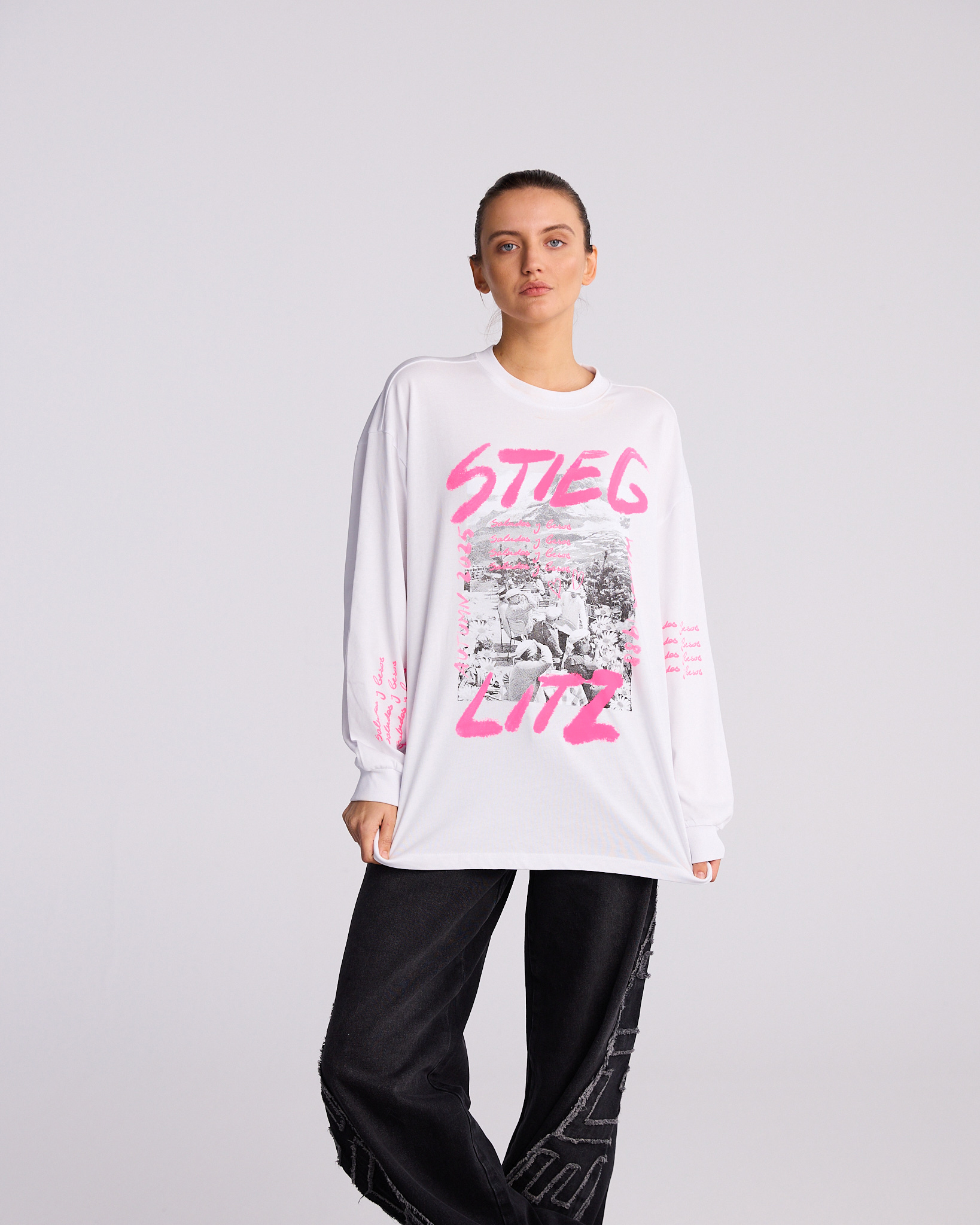 Maximo skate longsleeve - White