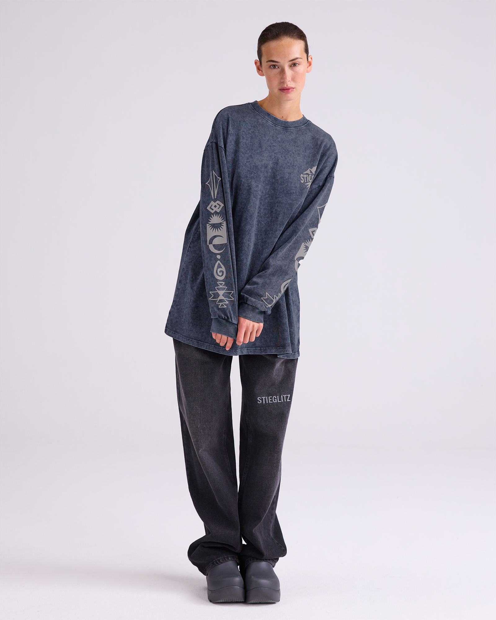 Benjamin skate longsleeve - Zwart