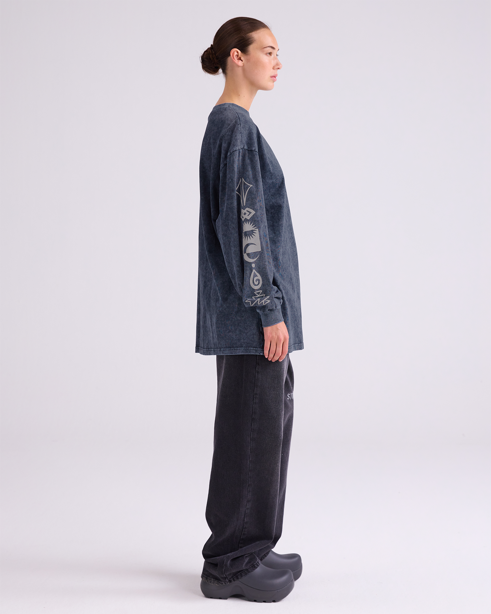 Benjamin skate longsleeve - Zwart