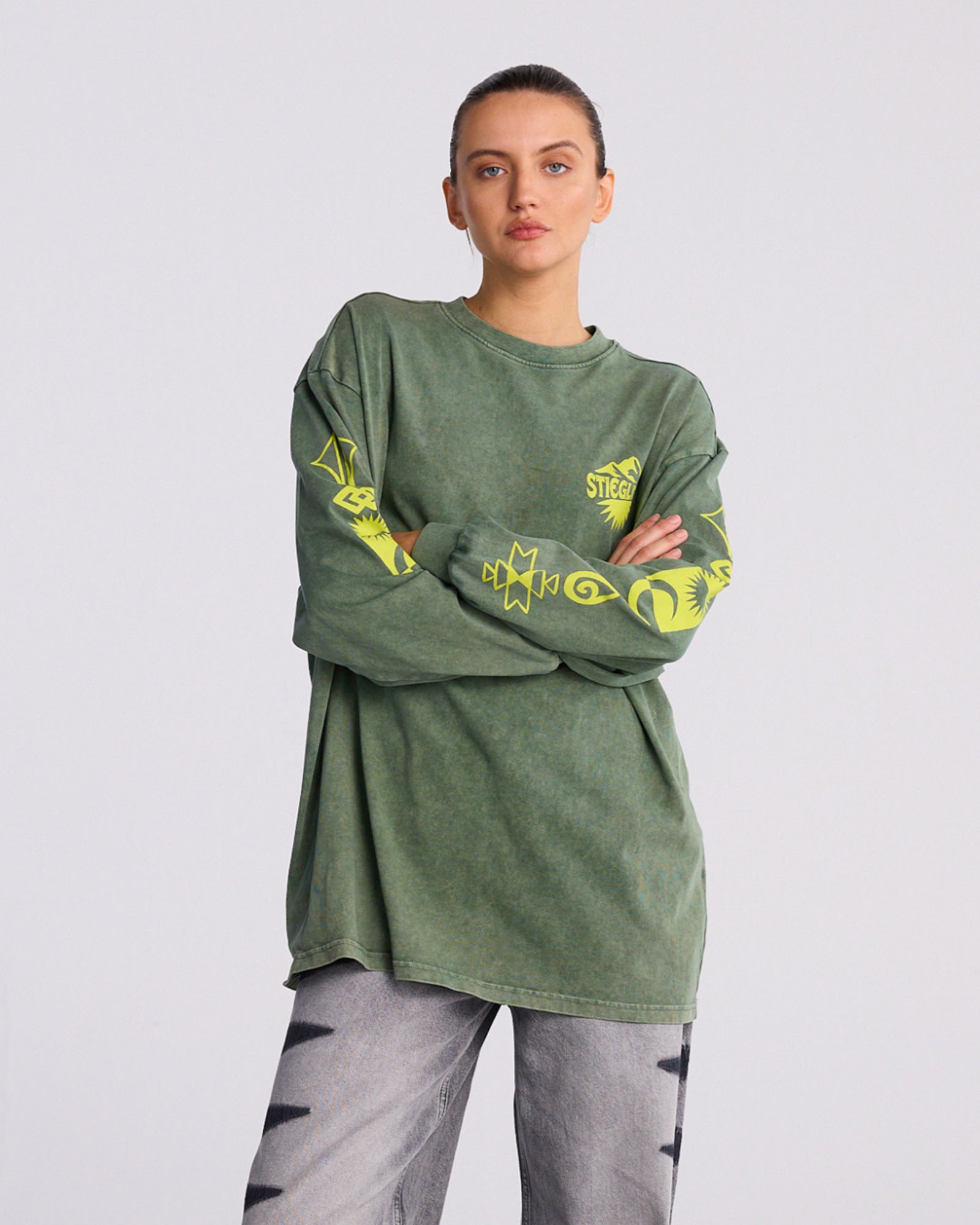 Benjamin skate longsleeve - Groen