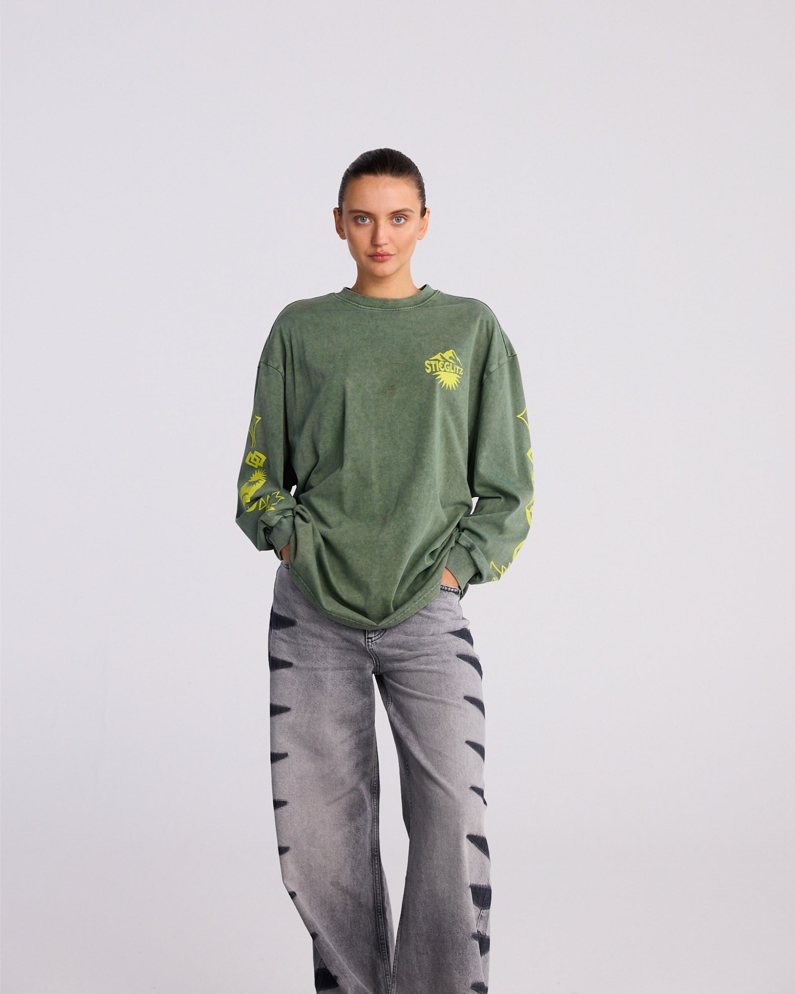 Benjamin skate longsleeve - Groen