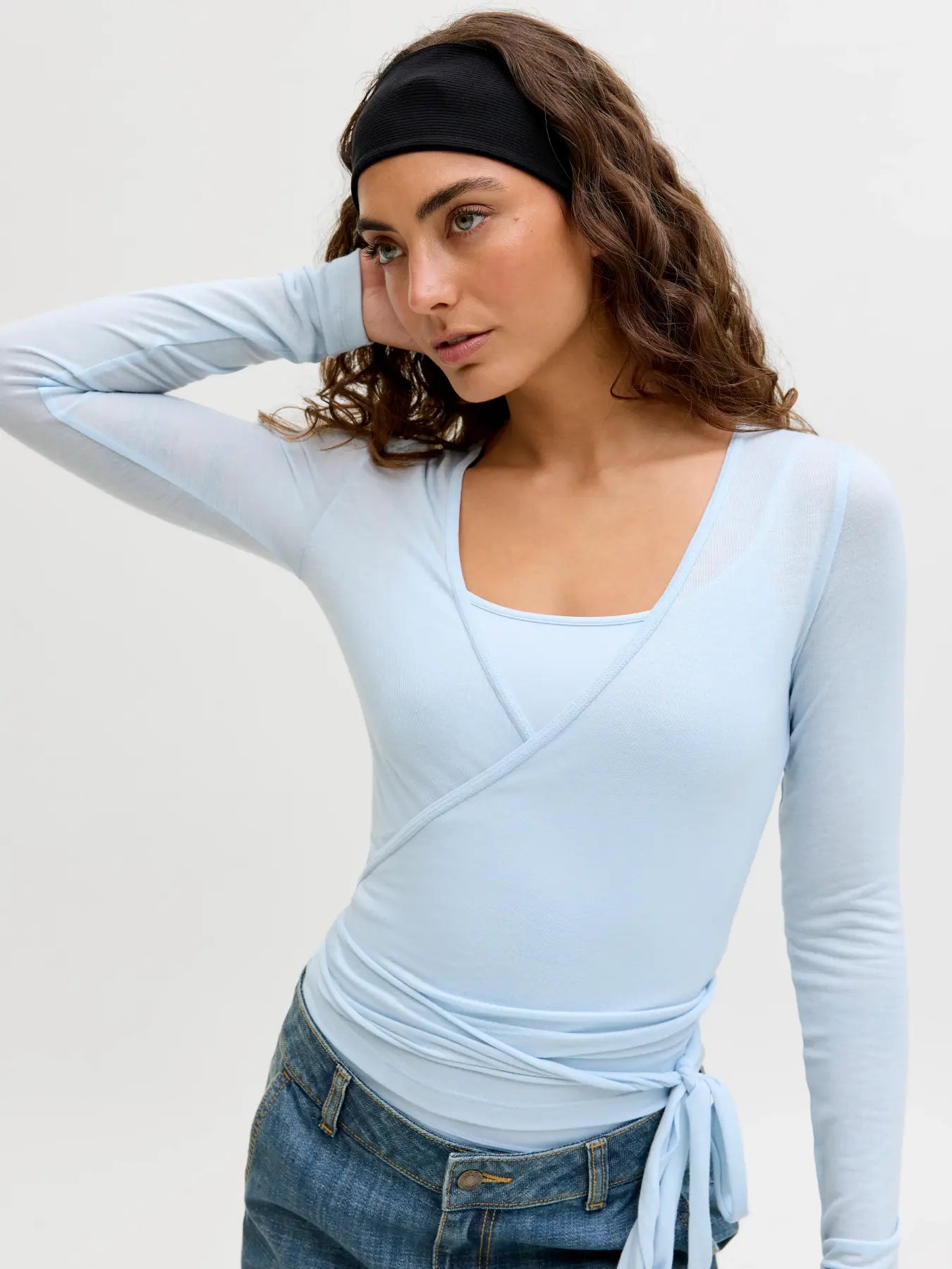 JXLUNA WRAP CARDIGAN - SKYWAY