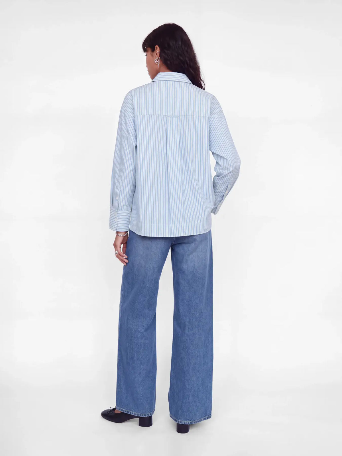 JXLIS OXFORD LS OVERSIZED SHIRT WVN